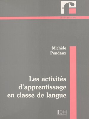 cover image of Activités d'apprentissage en classe de langue